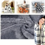 Robe de chambre en flanelle chaude - Vignette | Carolina-Paris