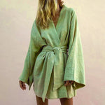 Robe de chambre femme courte - Vignette | Carolina-Paris