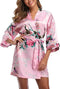 Robe de chambre femme imprimée