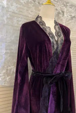 Robe de chambre femme velours - Vignette | Carolina-Paris