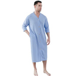 Robe de chambre homme boutonnée - Vignette | Carolina-Paris