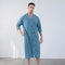 Robe de chambre homme boutonnée
