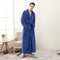 Robe de chambre homme polaire chaude