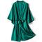 Robe de chambre verte