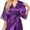 Robe de chambre violette