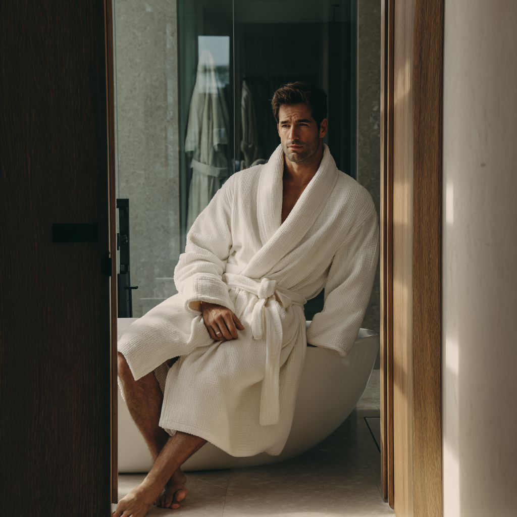 Robe de chambre homme grande taille