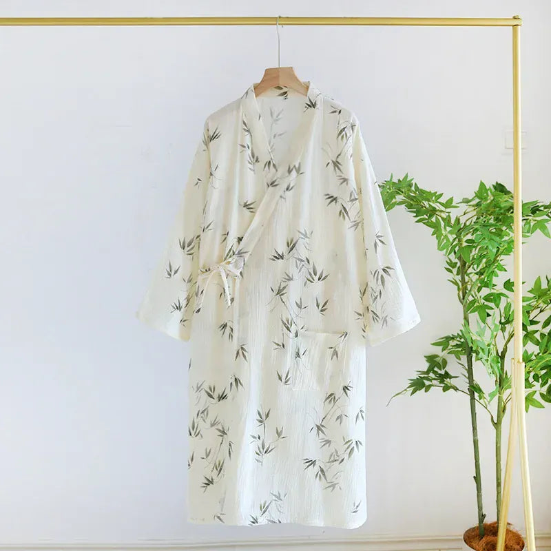 Robe de chambre bambou