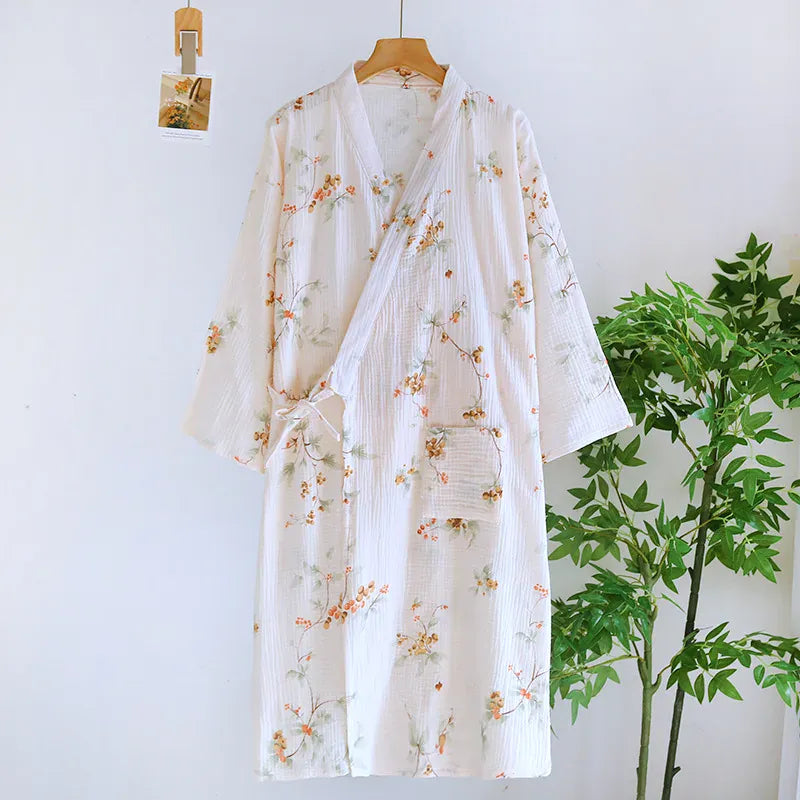 Robe de chambre bambou