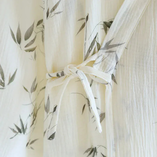 Robe de chambre bambou