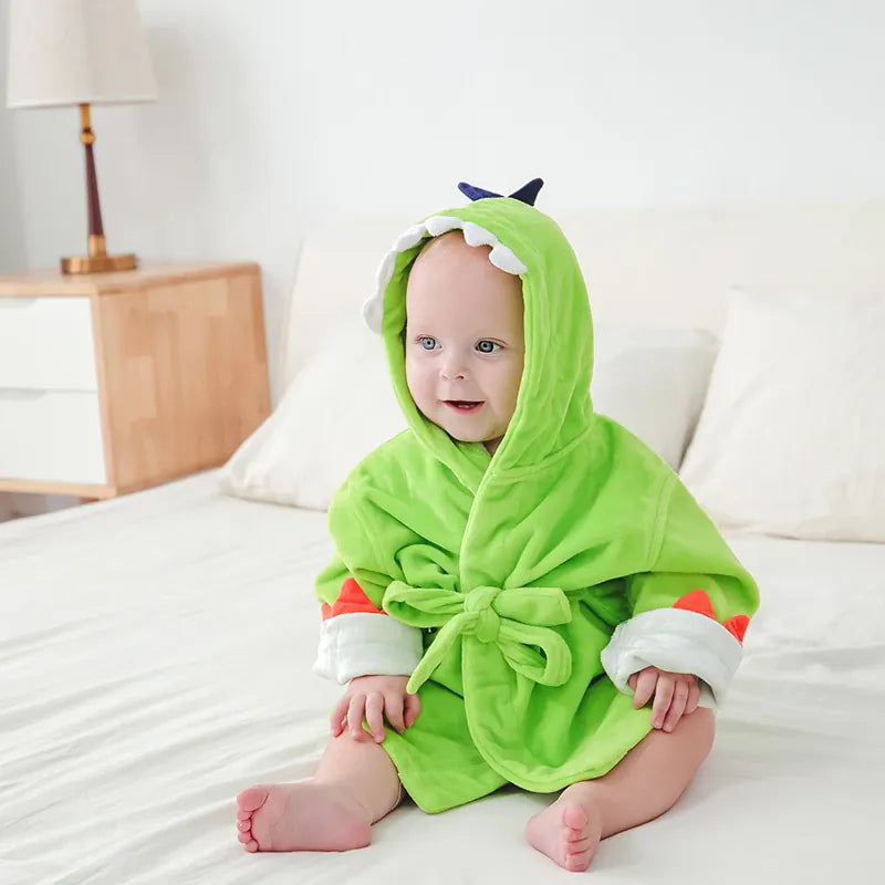 Robe de chambre bébé dinosaure