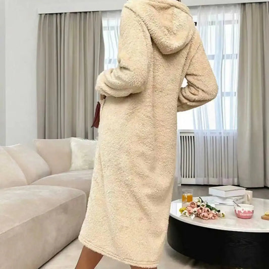 Robe de chambre beige
