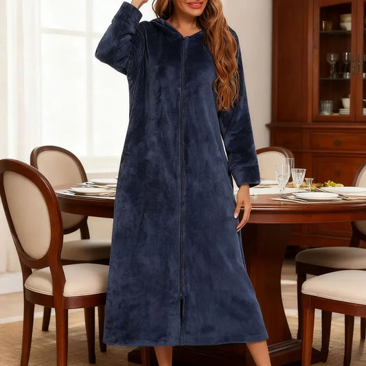 Robe de chambre chaude hiver