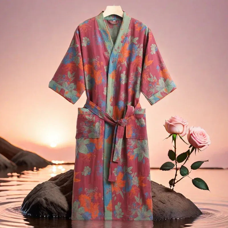 Robe de chambre écologique coton