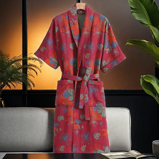 Robe de chambre écologique coton