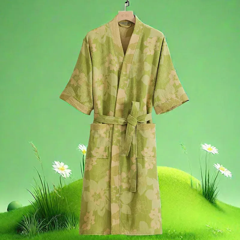 Robe de chambre écologique coton