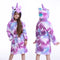 Robe de chambre enfant licorne