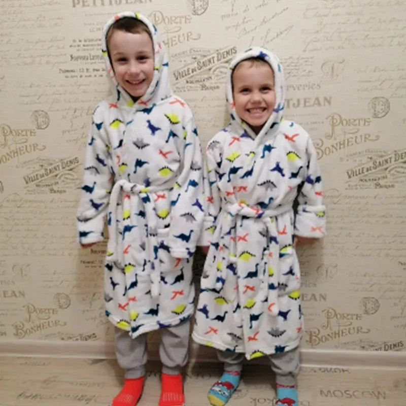 Robe de chambre enfant polaire