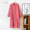 Robe de chambre femme boutonnée