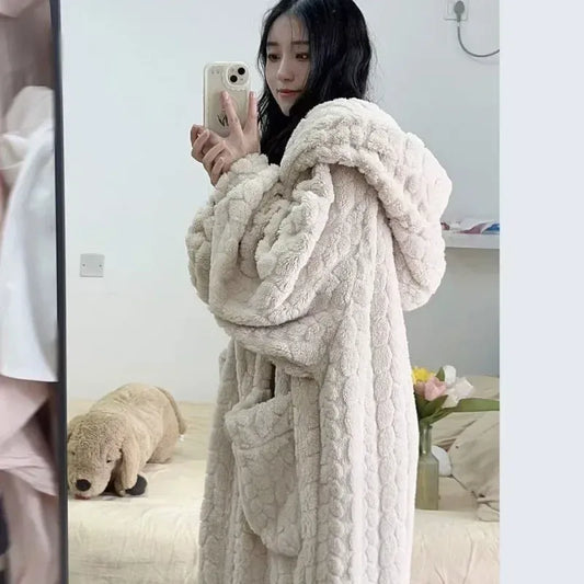 Robe de chambre femme chaude