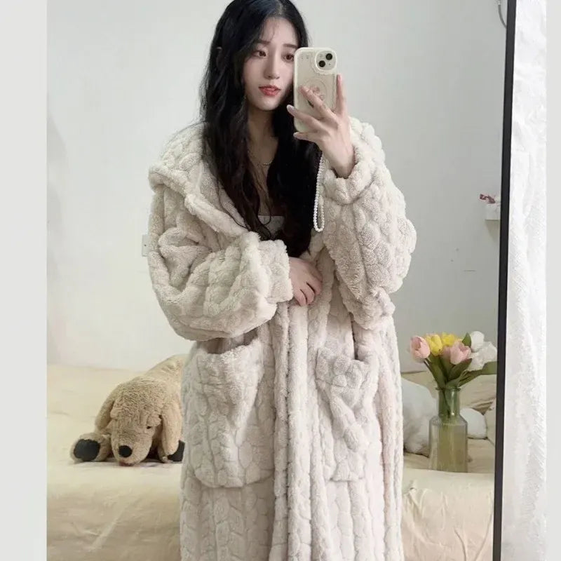 Robe de chambre femme chaude