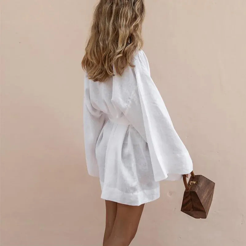 Robe de chambre femme courte
