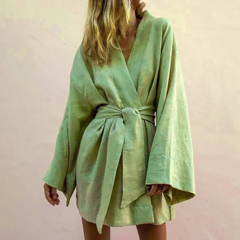 Robe de chambre femme courte
