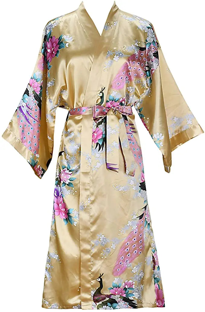 Robe de chambre femme fleurie