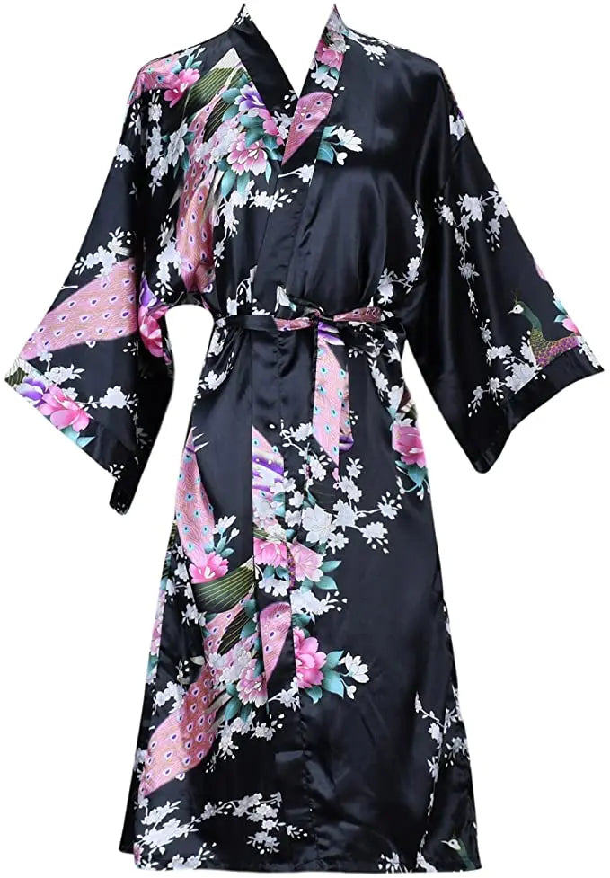 Robe de chambre femme fleurie