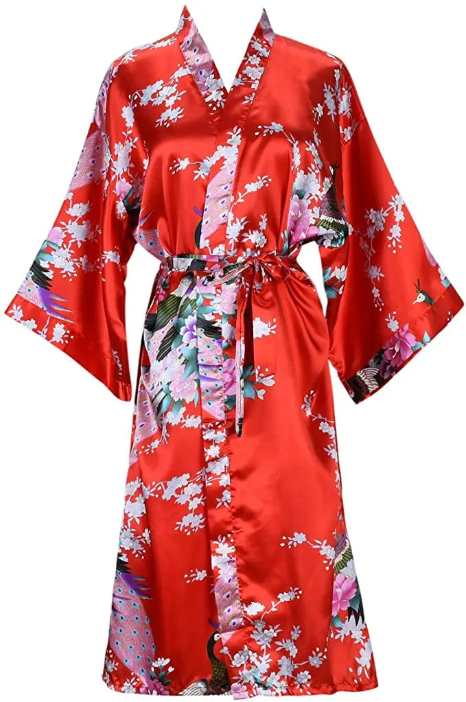 Robe de chambre femme fleurie