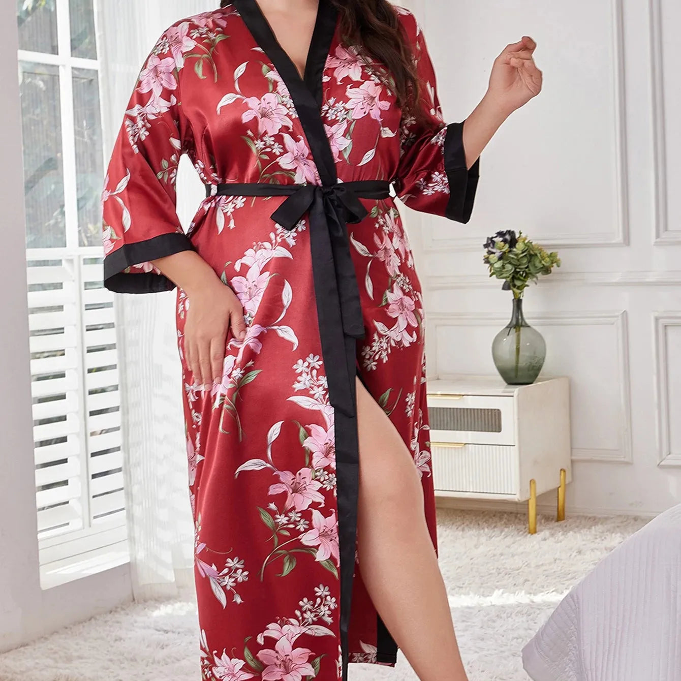 Robe de chambre femme grande taille