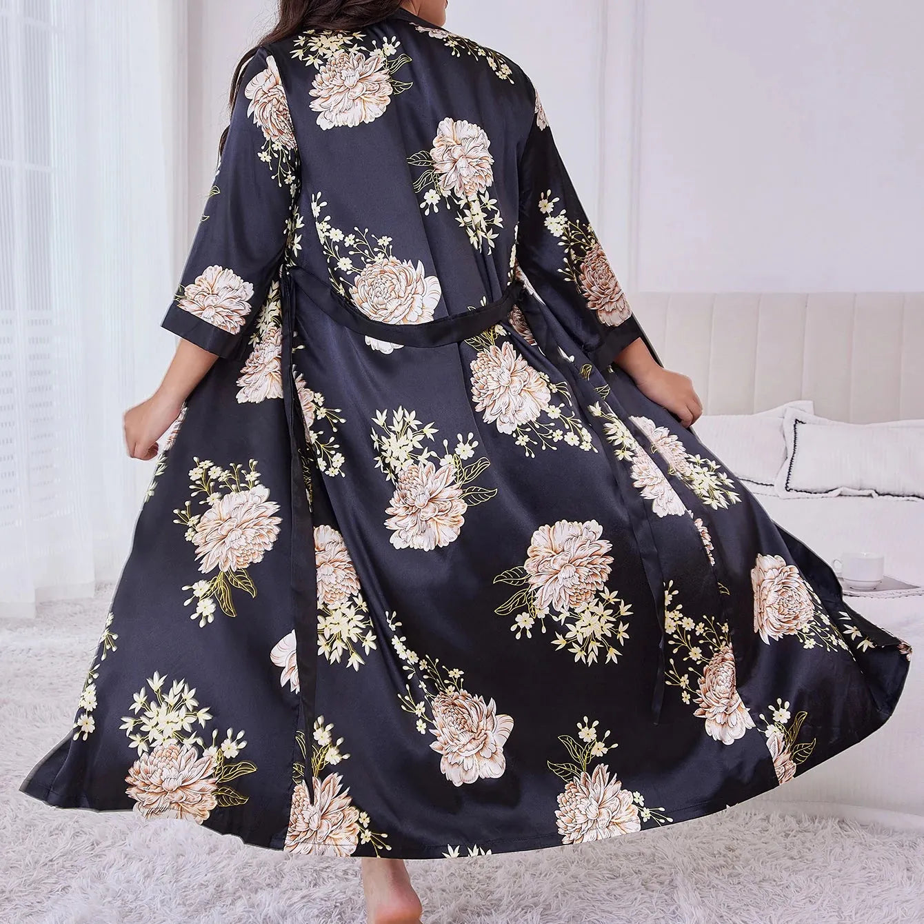 Robe de chambre femme grande taille