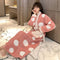 Robe de chambre femme hiver