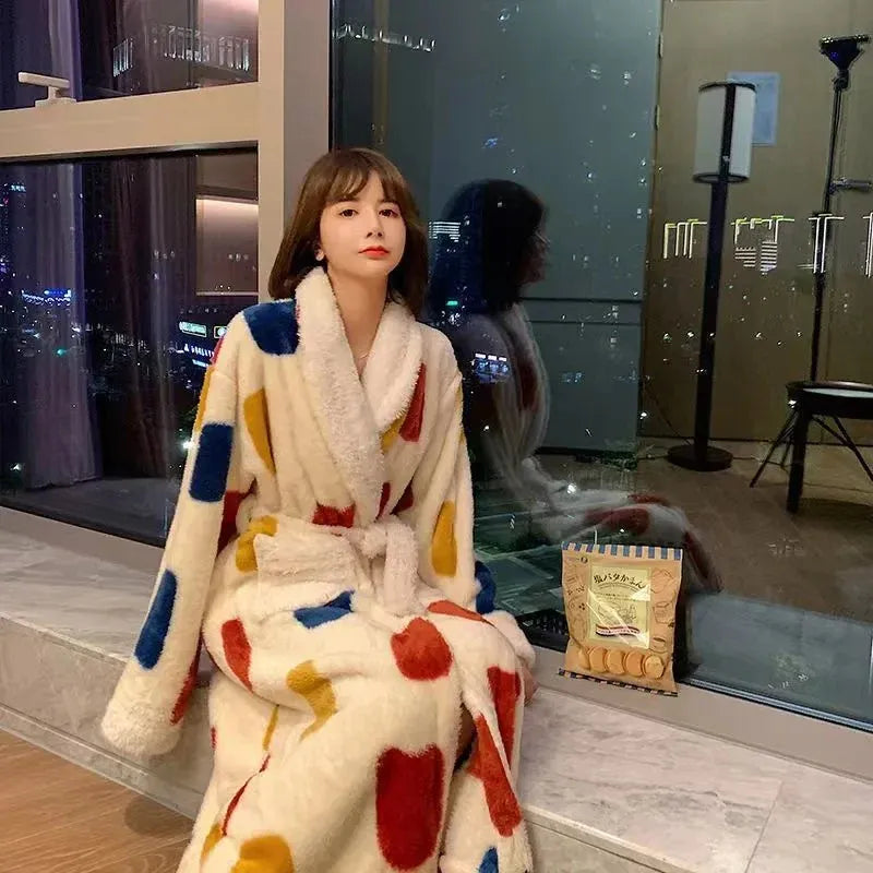 Robe de chambre femme hiver