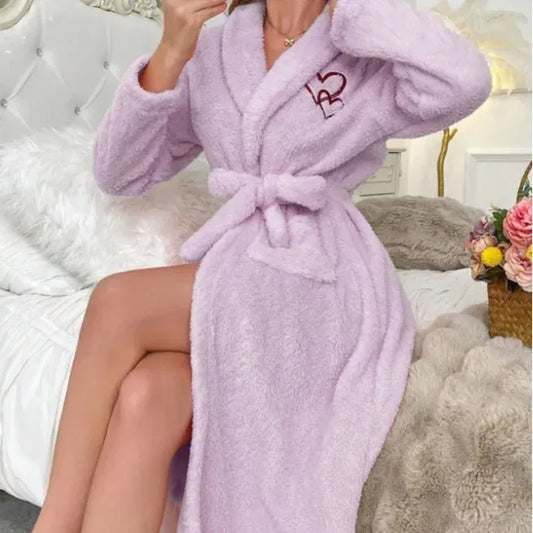 Robe de chambre femme hiver longue