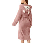 Robe de chambre femme polaire chaude - Vignette | Carolina-Paris