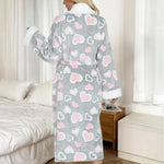 Robe de chambre femme polaire épaisse - Vignette | Carolina-Paris