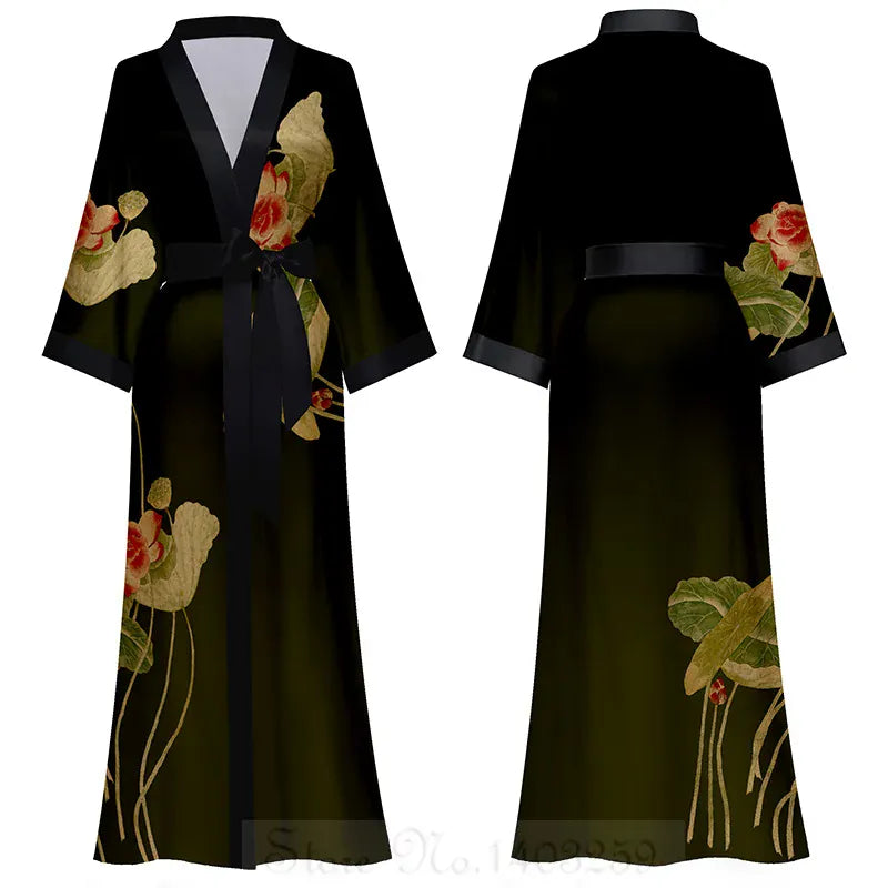 Robe de chambre femme vintage