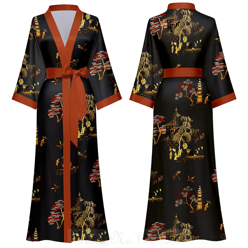 Robe de chambre femme vintage