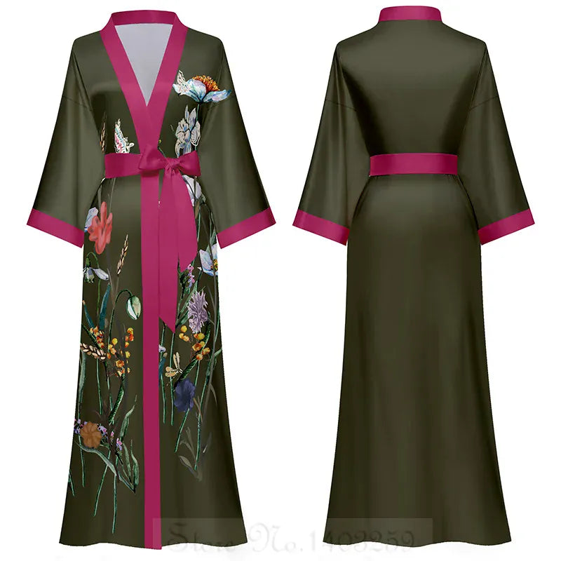 Robe de chambre femme vintage