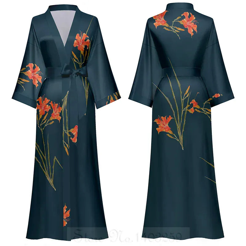 Robe de chambre femme vintage