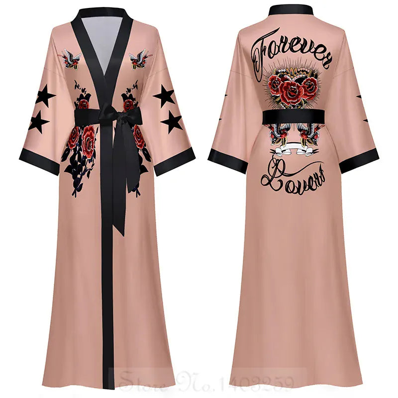 Robe de chambre femme vintage