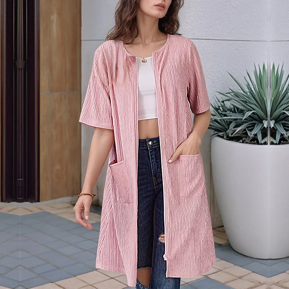 Robe de chambre femme zippée