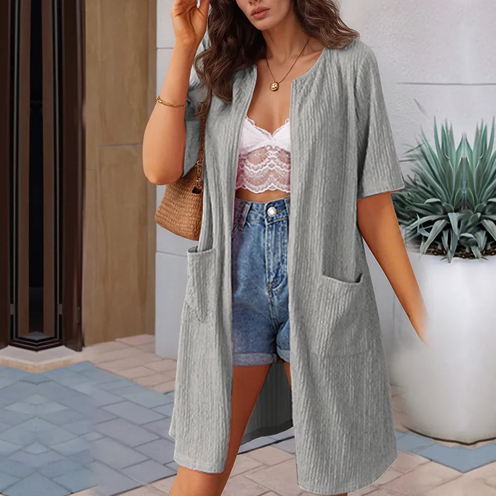 Robe de chambre femme zippée