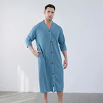 Robe de chambre homme boutonnée - Vignette | Carolina-Paris