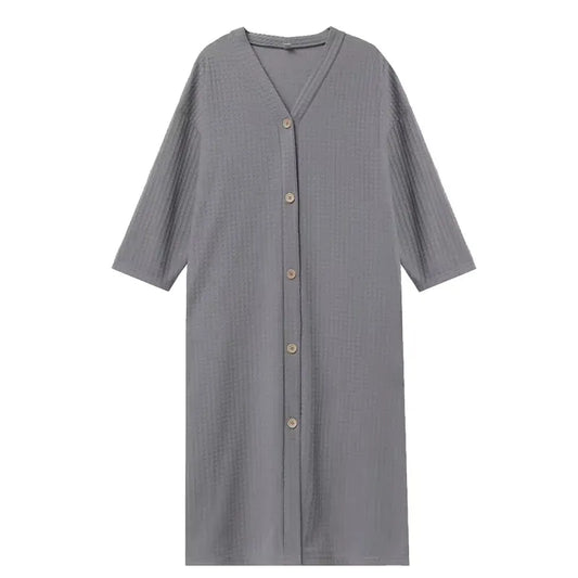 Robe de chambre homme boutonnée