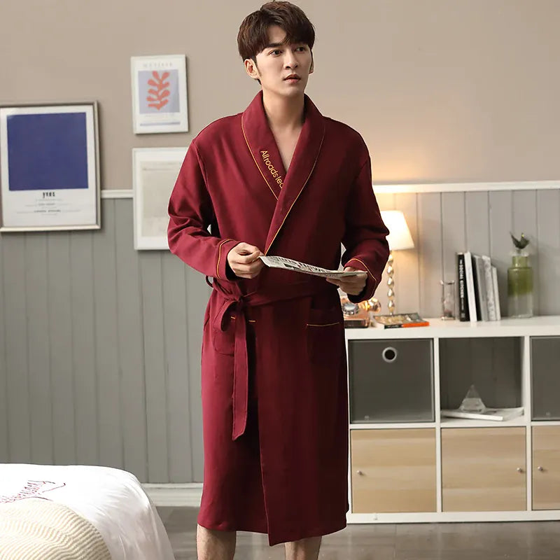Robe de chambre homme classique