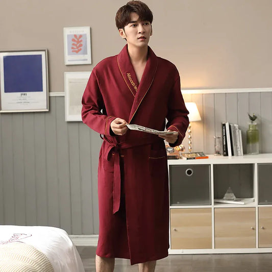 Robe de chambre homme classique
