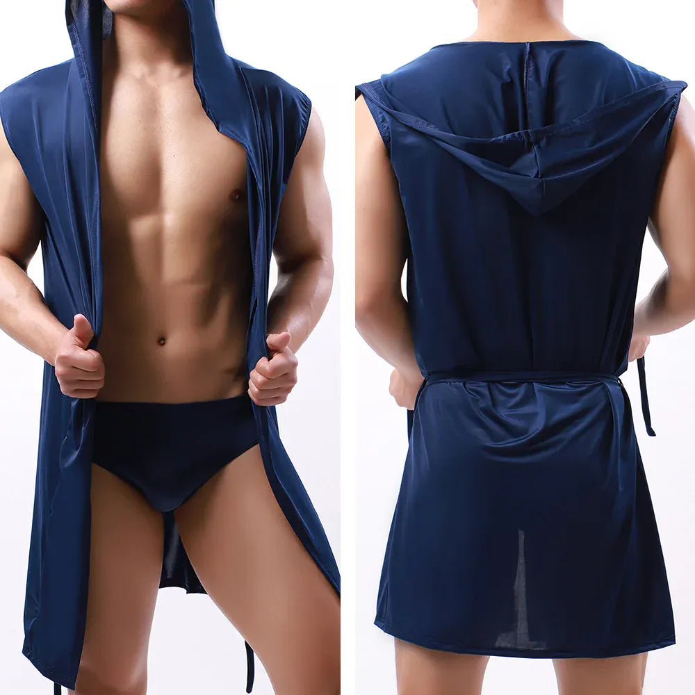 Robe de chambre homme courte