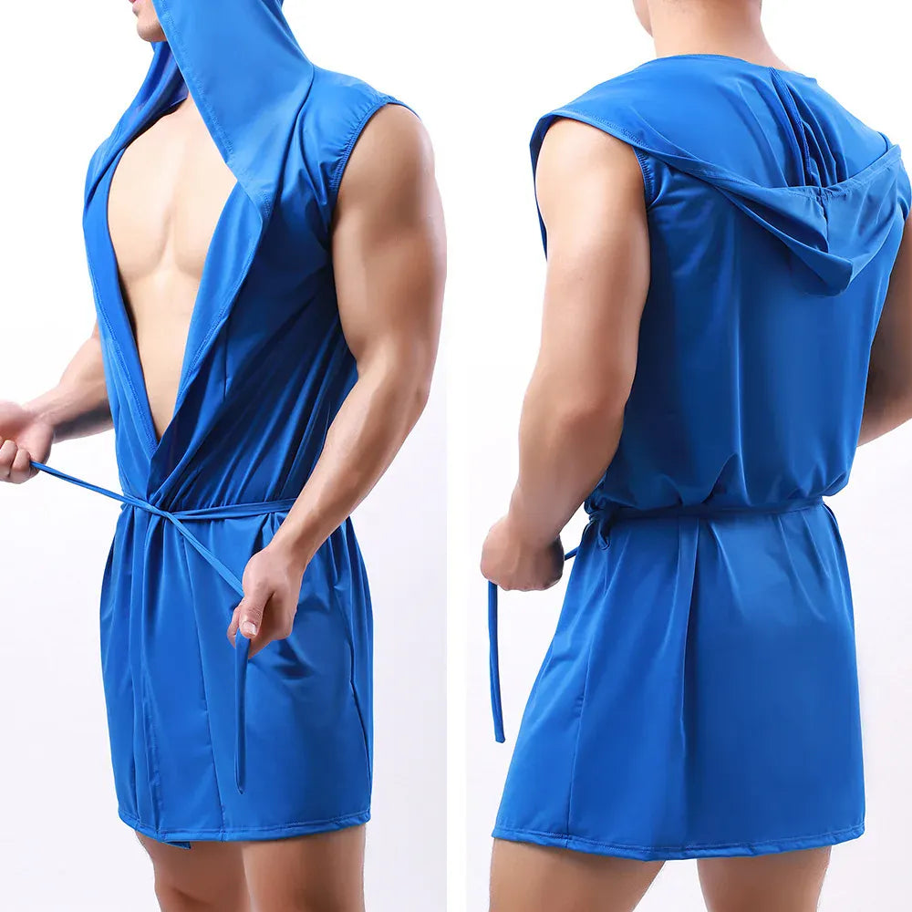 Robe de chambre homme courte