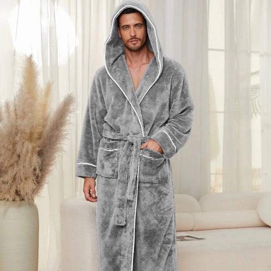Robe de chambre homme hiver longue